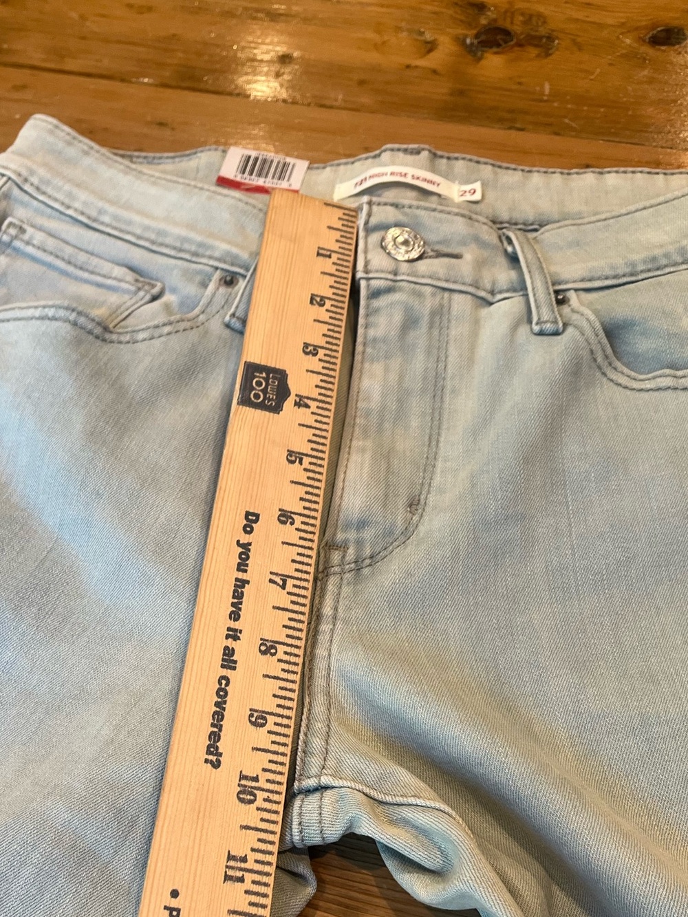 Levi's Women's 721 High Rise Skinny Jeans • Eternal Indigo Light • Size 29 • NWT - Picture 11 of 11